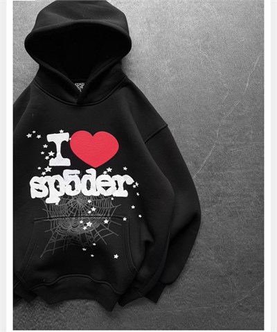 SİYAH KAPŞONLU SP5DER SWEAT