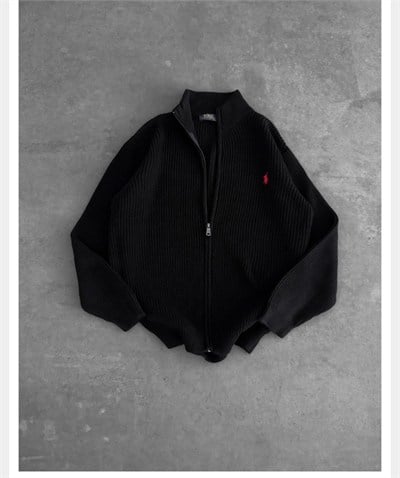 SİYAH POLO TRİKO HIRKA