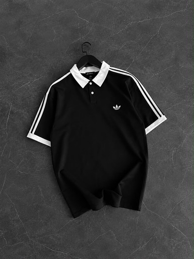 SİYAH POLO YAKA ADİDAS TSHİRT