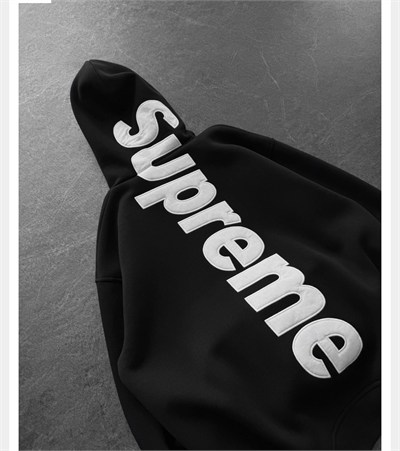 SİYAH SIRT NAKIŞ SUPREME SWEAT