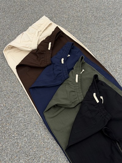 YEŞİL BAGGY KETEN PANTOLON