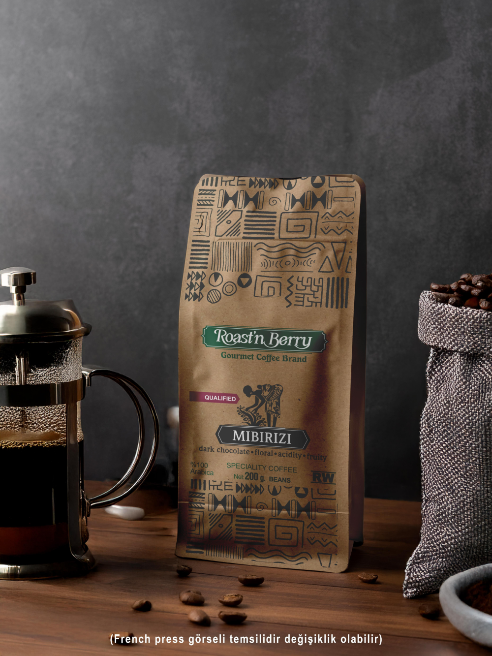 MİBİRİZİ KAHVE + FRENCH PRESS 