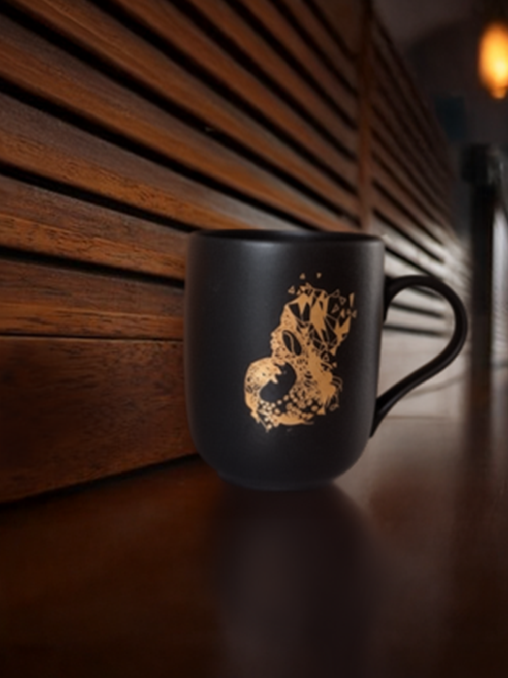 R&B Küçük Siyah Mat Kupa