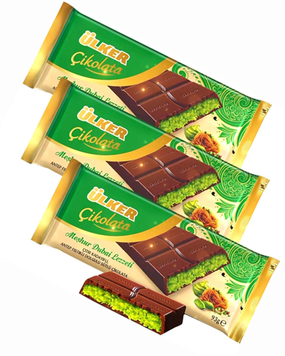 ÜLKER ÇİKOLATA  DUBAİ LEZZETİ A.FISTIKLI KADAYIF 93 GR