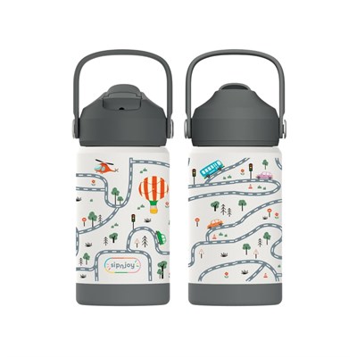 SipnJoy - FlipSip Çocuk Su Termosu | 360 ml - Adventure Trails