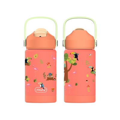 SipnJoy - FlipSip Çocuk Su Termosu | 360 ml - Jungle Jam