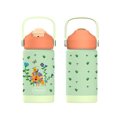 SipnJoy - FlipSip Çocuk Su Termosu | 360 ml - Lively Roar