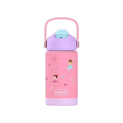 SipnJoy - FlipSip Çocuk Su Termosu | 360 ml - Ballerina Sparkle