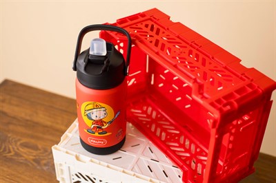 SipnJoy - FlipSip Çocuk Su Termosu | 360 ml - Firefighter Buddy