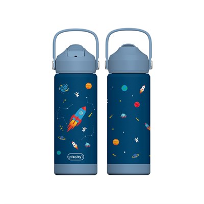 SipnJoy - FlipSip Çocuk Su Termosu | 550 ml - Star Explorer