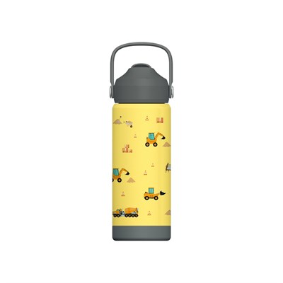 SipnJoy - FlipSip Çocuk Su Termosu | 550 ml -  Builder Buddy