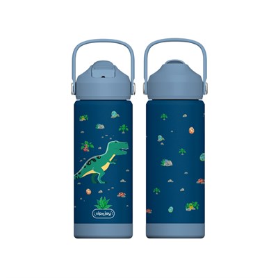 SipnJoy - FlipSip Çocuk Su Termosu | 550 ml -  Dino Roar