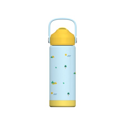 SipnJoy - FlipSip Çocuk Su Termosu | 550 ml - Snappy Croc
