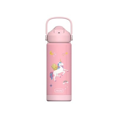 SipnJoy - FlipSip Çocuk Su Termosu | 550 ml - Golden Horn