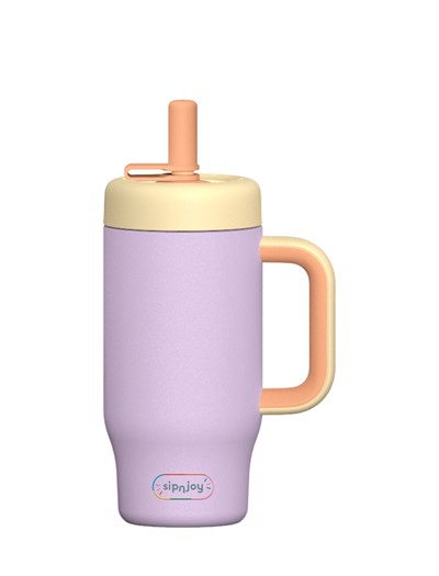 SipnJoy - HandleHug Tumbler | 550 ml - Lila