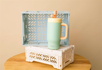 SipnJoy - HandleHug Tumbler | 550 ml - Mint