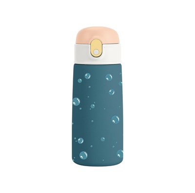 SipnJoy - SipSquad Çocuk Su Termosu | 480 ml - Turtle Voyage