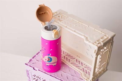 SipnJoy - SipSquad Çocuk Su Termosu | 480 ml - Jolly Elephant