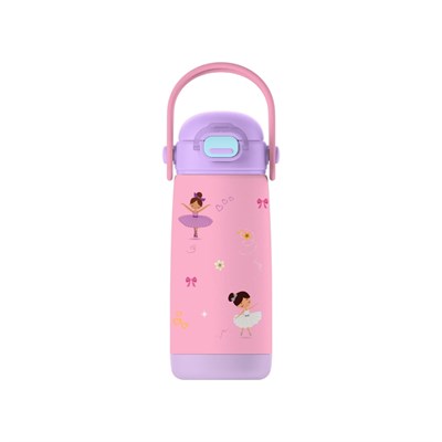 SipnJoy - SipSquad Plus Çocuk Su Termosu  | 480 ml - Ballerina Sparkle