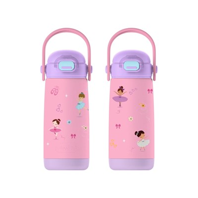 SipnJoy - SipSquad Plus Çocuk Su Termosu  | 480 ml - Ballerina Sparkle