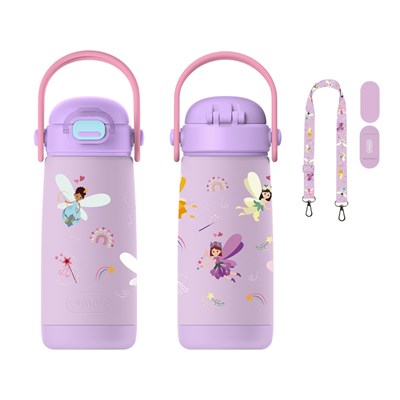 SipnJoy - SipSquad Plus Çocuk Su Termosu  | 480 ml - Fairy Sparkle