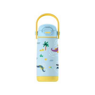 SipnJoy - SipSquad Plus Çocuk Su Termosu  | 480 ml - Snappy Croc