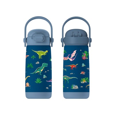 SipnJoy - SipSquad Plus Çocuk Su Termosu  | 480 ml - Dino Roar