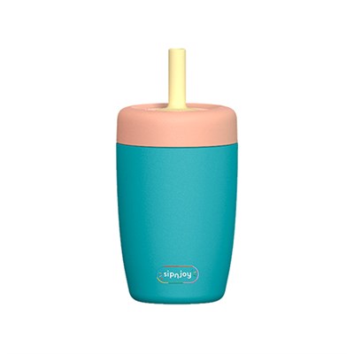 SipnJoy - StrawBuddy Tumbler | 360 ml - Aqua