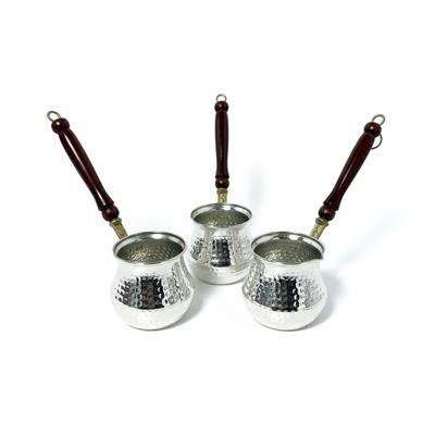Bakır 3lü Tombik Cezve