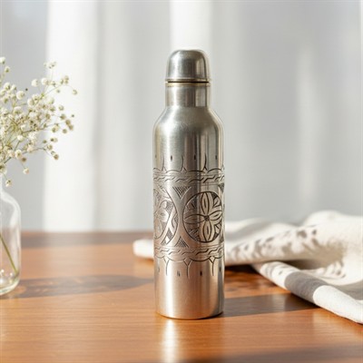 Bakır Anadolu Oyma Matara