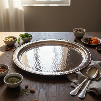 Bakır El Dövme Tepsi