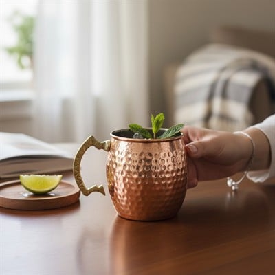 Bakır Fıçı Bardak