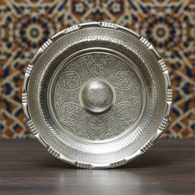 Bakır Hamam Tası Tuğra Desenli