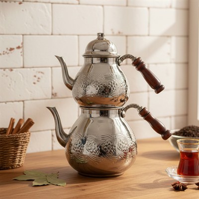 Bakır Jumbo Çaydanlık