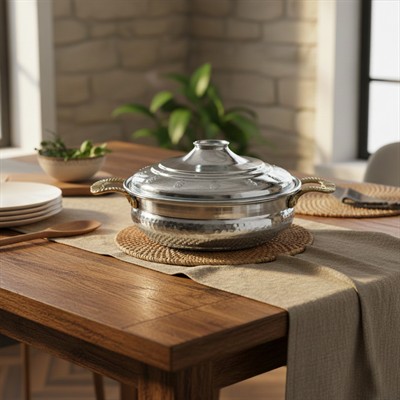 Bakır Karnıyarık Tencere