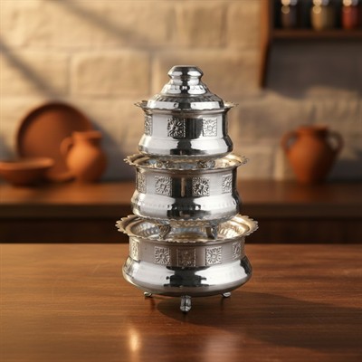 Bakır klasik Ayaklı Şekerlik