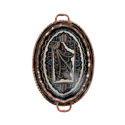 Bakır Mine İşlem Oval Tepsi