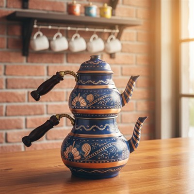 Bakır Mine İşleme Büyük Çaydanlık