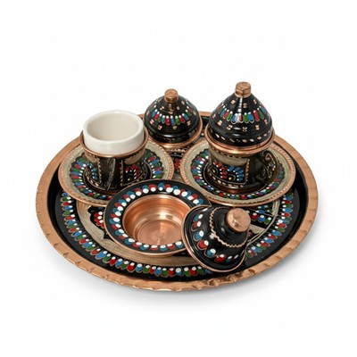 Bakır Mine işleme Erzincan 2 Kişilik Fincan Seti