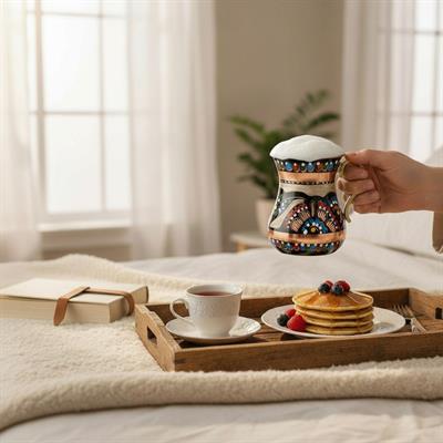 Bakır Mine İşleme Göbekli Tepe Bardak & Maşrafa