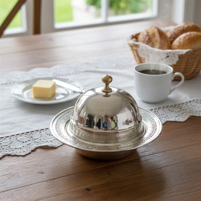 Bakır Mini Yuvarlak Lokumluk