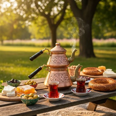 Bakır Selçuk Çaydanlık