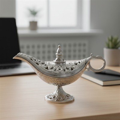 Döküm Aladdin Sihirli Lambası