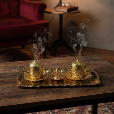 Döküm Fincan Seti 2 Kişilik