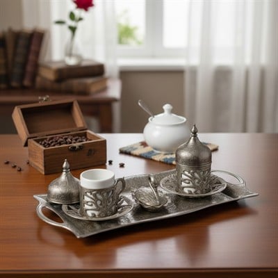 Döküm Fincan Seti 2 Kişilik