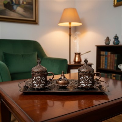 Döküm Fincan Seti 2 Kişilik