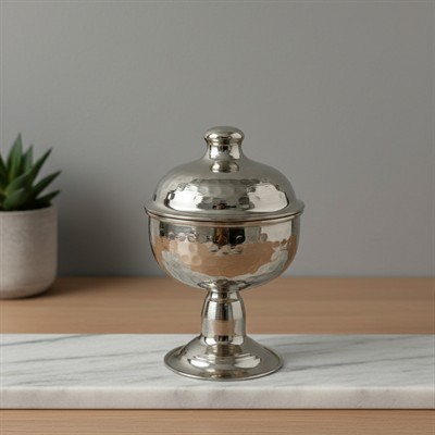 Dövme Bakır Ayaklı Dondurma & Şekerlik 