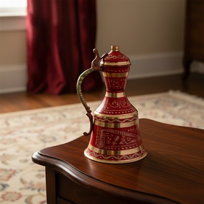 Erzincan Mine İşlemeli Bakır İbrik