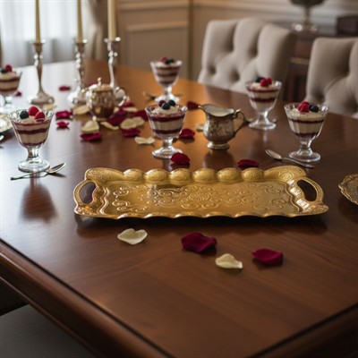 İnce Dikdörtgen Saç Tepsi