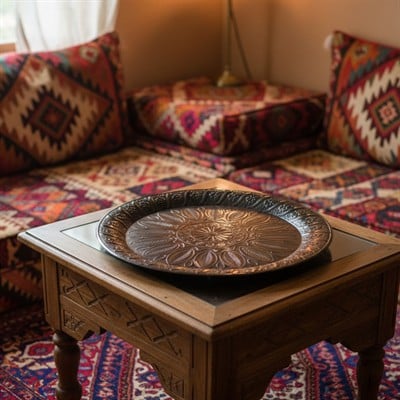 İnce Yuvarlak Saç Tepsi